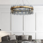 Gold Ring Chandelier