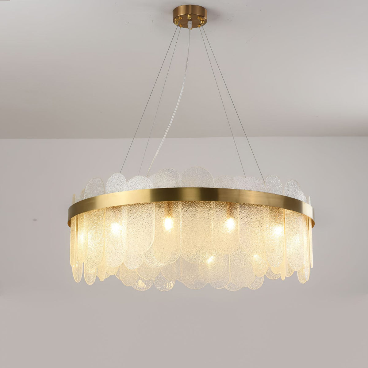 Gold Ring Chandelier