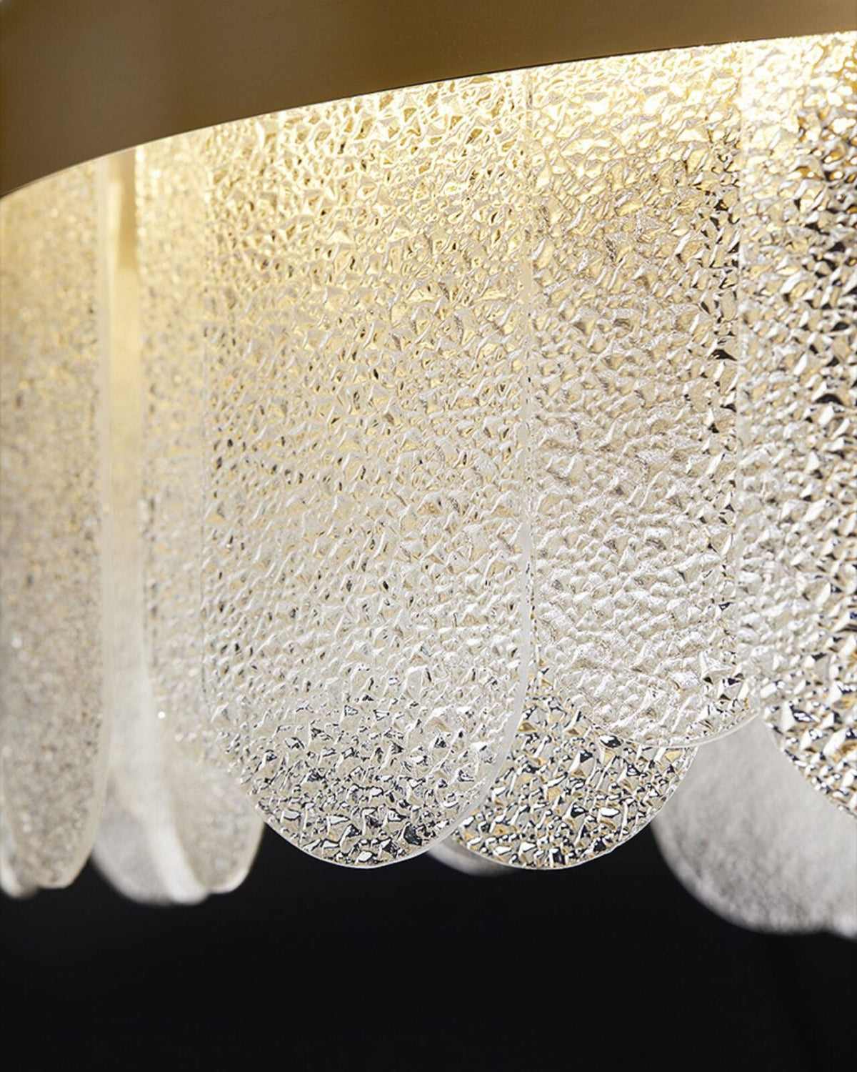 Gold Ring Chandelier