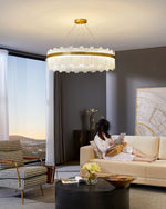 Gold Ring Chandelier