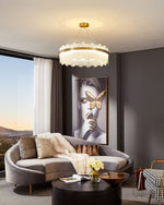 Gold Ring Chandelier