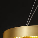 Gold Ring Chandelier