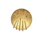Golden Aura LED Wall Sconce – Modern Brass Finish Architectural Lighting