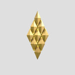 Golden Honeycomb LED Wall Light
