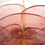 Petals Glass Chandelier – Hand-Blown Art Glass Pendant Light in Gold
