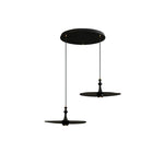 Spindle Disc Wood Pendant Light – Modern Minimalist Ceiling Lamp