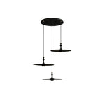 Spindle Disc Wood Pendant Light – Modern Minimalist Ceiling Lamp