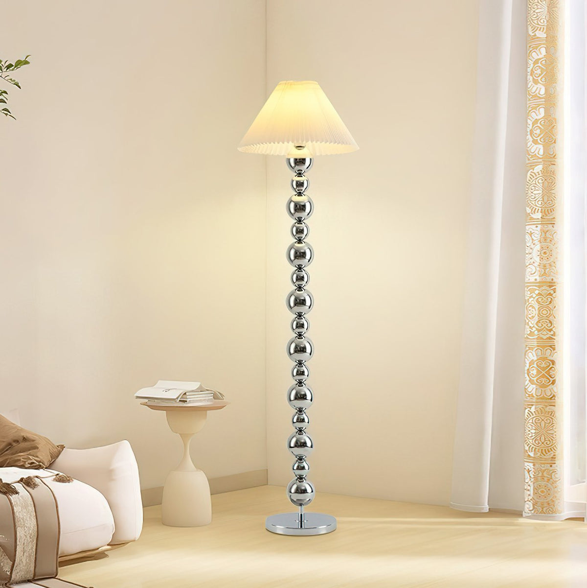Gourd Pleated Floor Lamp