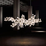 Selene Droplet Chandelier – Hand-Blown Murano Glass Pendant Light