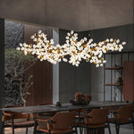 Selene Droplet Chandelier – Hand-Blown Murano Glass Pendant Light
