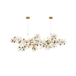 Selene Droplet Chandelier – Hand-Blown Murano Glass Pendant Light