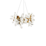 Selene Droplet Chandelier – Hand-Blown Murano Glass Pendant Light