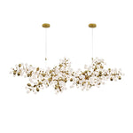Selene Droplet Chandelier – Hand-Blown Murano Glass Pendant Light
