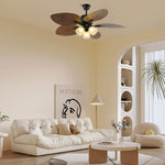 Banana Leaf Designer Ceiling Fan Light with LED, 42" & 52"