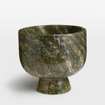 Sculptural Green Marble Decorative Bowl for Modern Interiors
