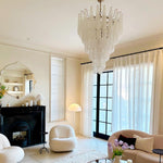 grid-glass-waterfall-chandelier