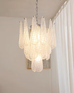 grid-glass-waterfall-chandelier