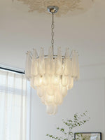 grid-glass-waterfall-chandelier