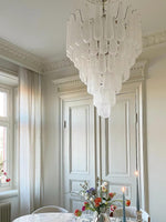 grid-glass-waterfall-chandelier
