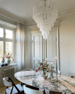 grid-glass-waterfall-chandelier