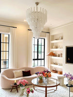 grid-glass-waterfall-chandelier