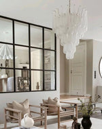grid-glass-waterfall-chandelier