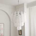 grid-glass-waterfall-chandelier