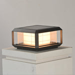 Grid Guard Solar Lantern — Architectural Outdoor LED Post Light