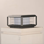 Grid Guard Solar Lantern — Architectural Outdoor LED Post Light