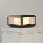 Grid Guard Solar Lantern — Architectural Outdoor LED Post Light