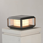 Grid Guard Solar Lantern — Architectural Outdoor LED Post Light
