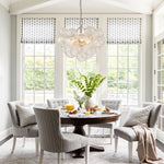 Lumière Cascade Glass Ball Chandelier – Modern Sculptural Pendant Light