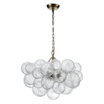 Lumière Cascade Glass Ball Chandelier – Modern Sculptural Pendant Light