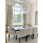 Lumière Cascade Glass Ball Chandelier – Modern Sculptural Pendant Light