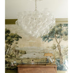 Lumière Cascade Glass Ball Chandelier – Modern Sculptural Pendant Light