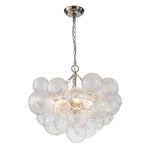Lumière Cascade Glass Ball Chandelier – Modern Sculptural Pendant Light