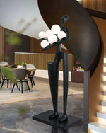 Illuminated Guardian Sculpture Floor Lamp