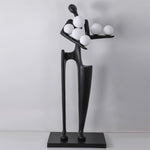 Illuminated Guardian Sculpture Floor Lamp