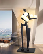 Illuminated Guardian Sculpture Floor Lamp