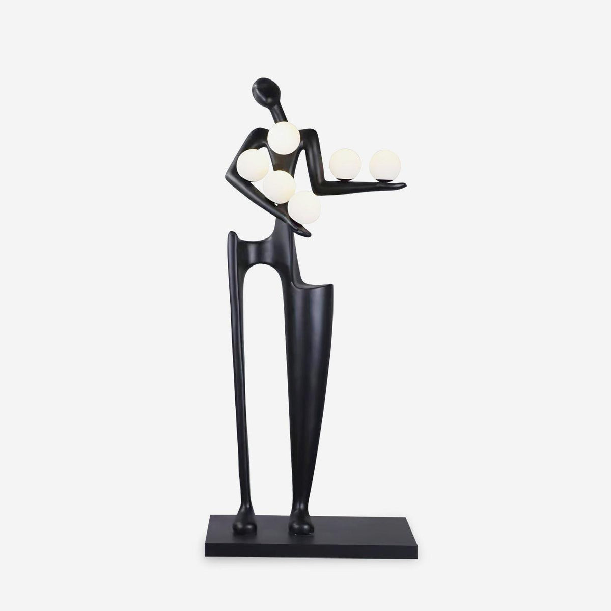 Illuminated Guardian Sculpture Floor Lamp