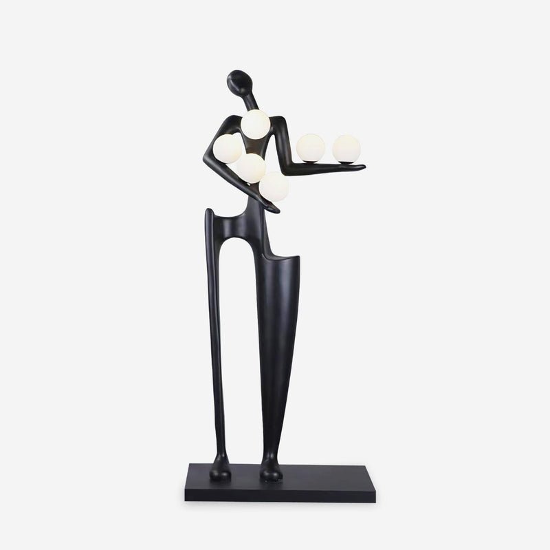 Illuminated Guardian Sculpture Floor Lamp