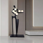 Illuminated Guardian Sculpture Floor Lamp