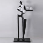 Illuminated Guardian Sculpture Floor Lamp
