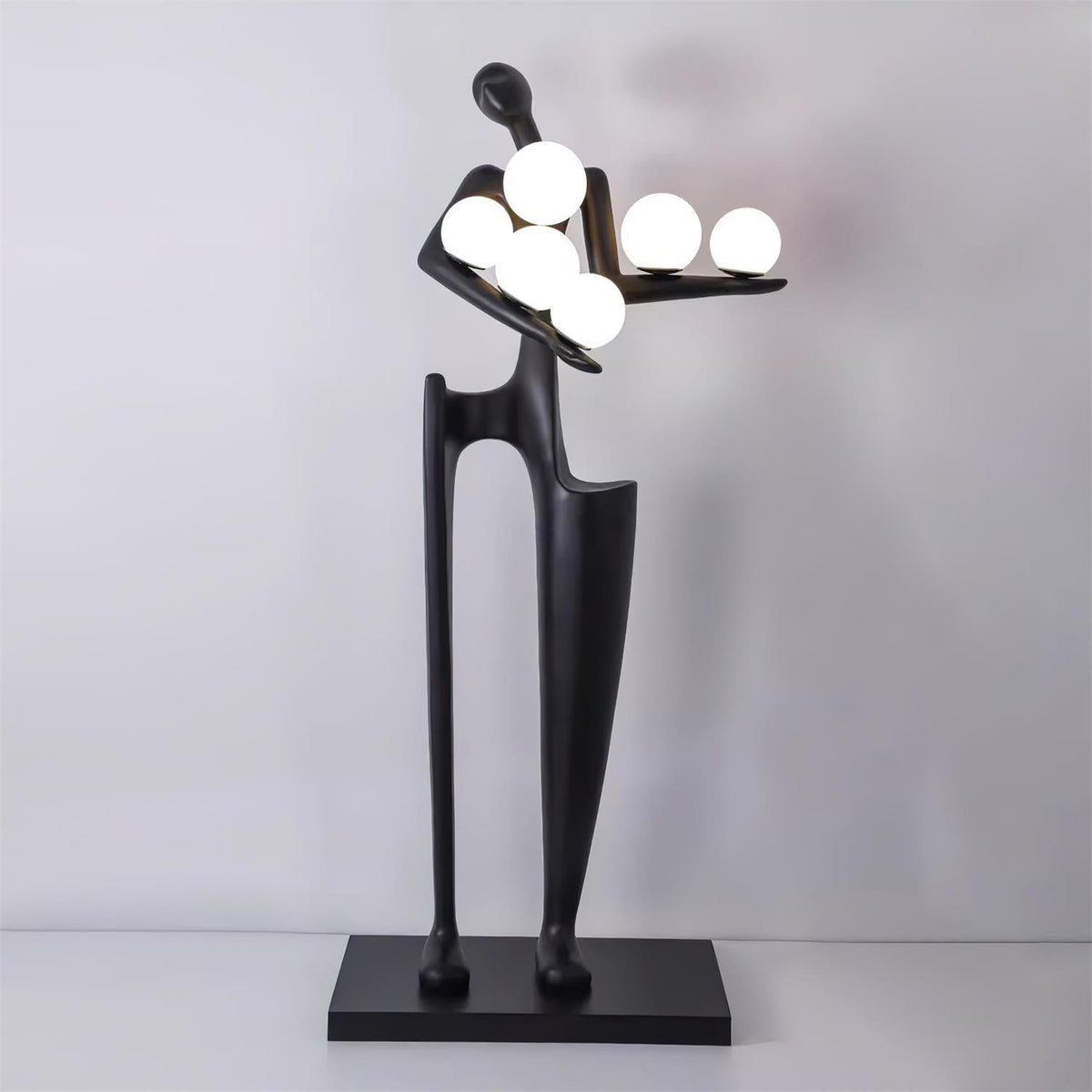 Illuminated Guardian Sculpture Floor Lamp