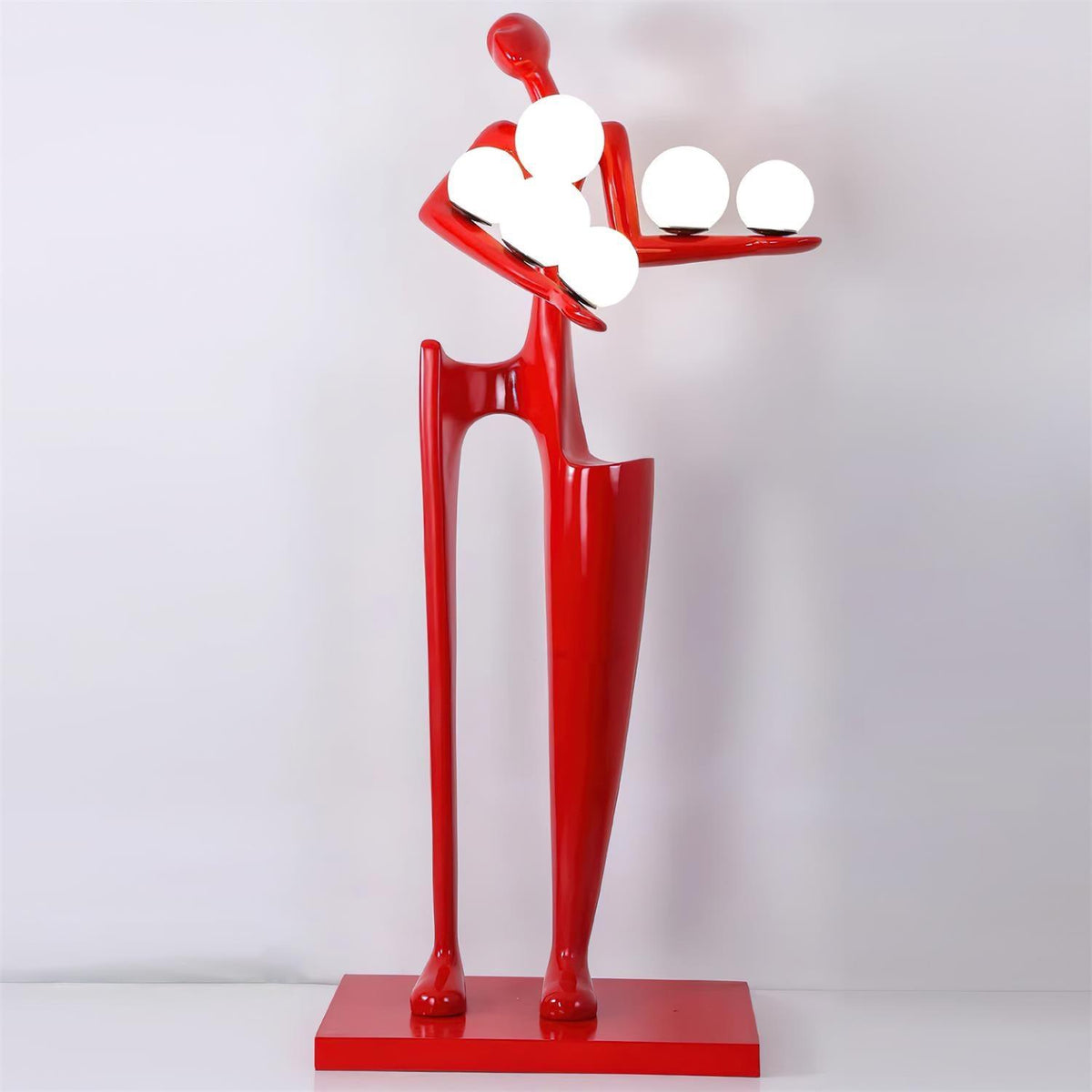 Illuminated Guardian Sculpture Floor Lamp