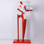Illuminated Guardian Sculpture Floor Lamp
