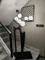 Illuminated Guardian Sculpture Floor Lamp