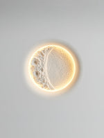 Gypsum Moon Wall Lamp