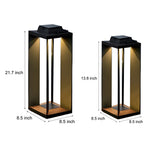 Portable Black Modern Solar Lawn Lamp Ha076162