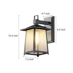 Thickened Retro Solar Outdoor Wall Light Ha084159